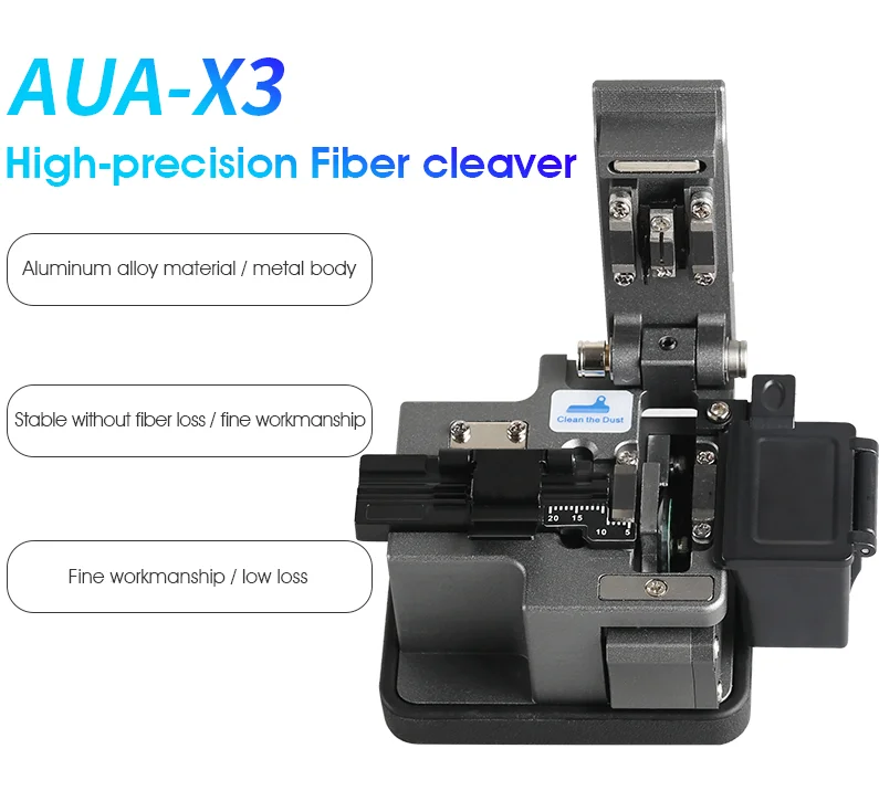 

AUA-X3 COMPTYCO High Precision Optical Fiber Cleaver FTTH Fiber optic Cutter