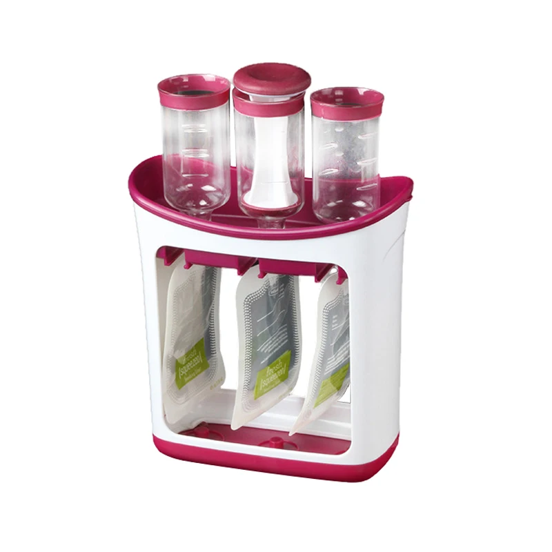 

Baby Food Maker Storage Containers Baby Feeding Supplies Newborn Child Solid Juice Maker with 10 Pouches Storage Bag Kitchen