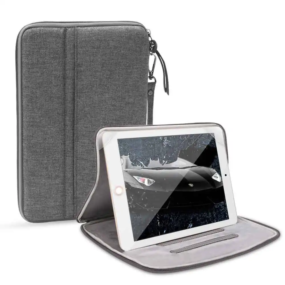 New-Gray 11 дюймов противоударный чехол для планшета чехол для iPad iPad 2/3/4 Pro 9,7/10,2/10,5/11 дюймов защитный чехол для путешествий Чехол чехол с креплением на ремень - Цвет: New-Gray