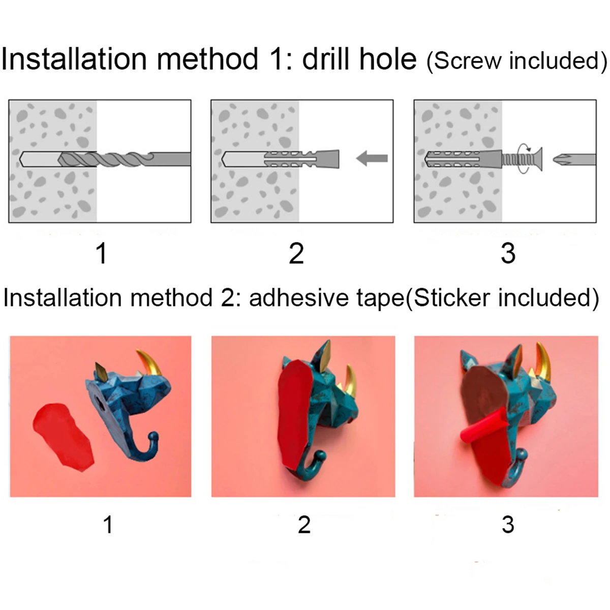 Искусственная каучуковая голова оленя в виде животного настенное украшение для