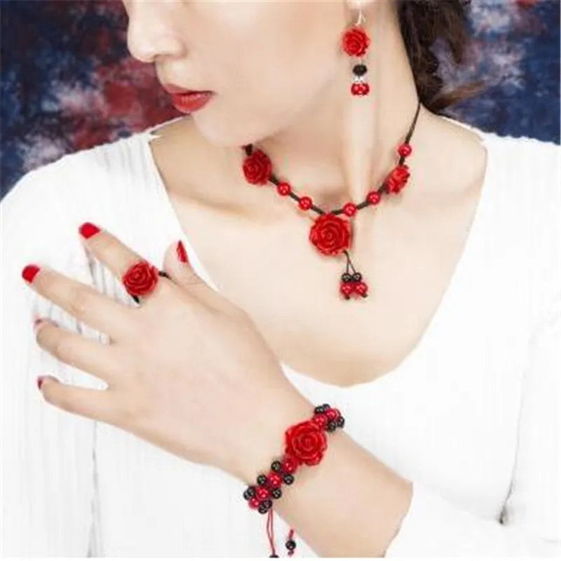 Ожерелье в национальном стиле цепь ключицы атмосферная Подвеска для женщин с