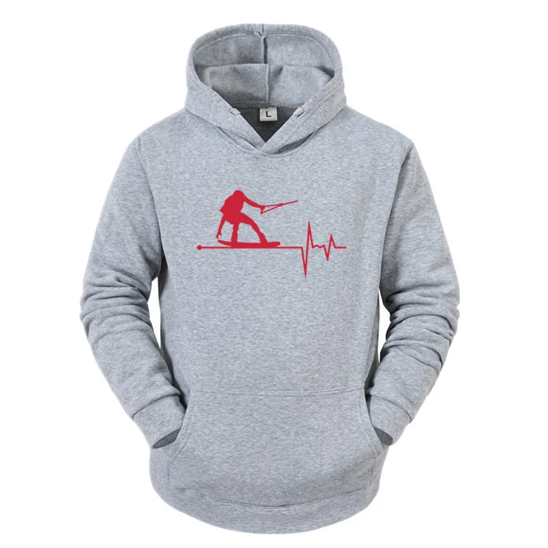 

Wakeboard In My Heartbeat Pulse Hoodies Christmas Day High Quality Classic Fashion Vintage Hoodie Mens Camisa Hombre Clothes