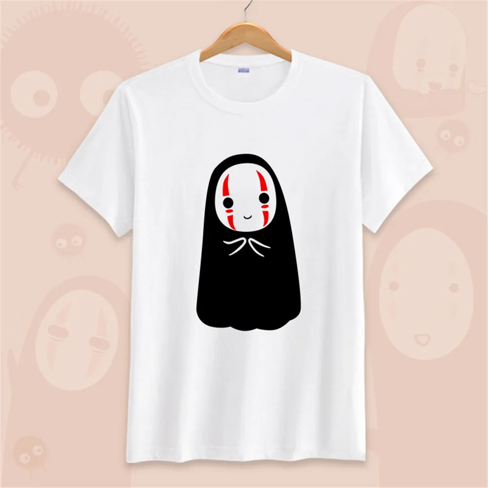 T-shirts Spirited Away Cosplay O-Neck Short Sleeve Costumes ogino chihiro Print Shirts Tops Summer Tees for adult kid | Тематическая