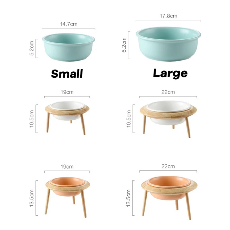 

Ceramic Cat Bowl Dog Bowl Pet Feeding Water Bowl Cat Puppy Feeder Product Supplies Pet Food And Water Bowls For Dogs