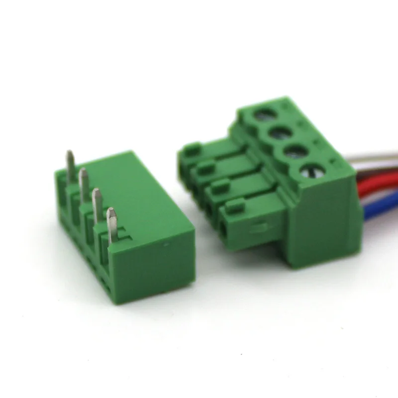 Хорошее качество 3 81 мм 5 Шаг провод к Клеммник мужского и женского пола 300V8A 15EDGR Push