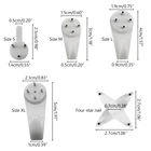 40 шт. многофункциональная белая фото картина настенные крючки крепление Рамка Для Часов Пластиковая Invisibl вешалка бесшовный гвоздь висит домашний декор