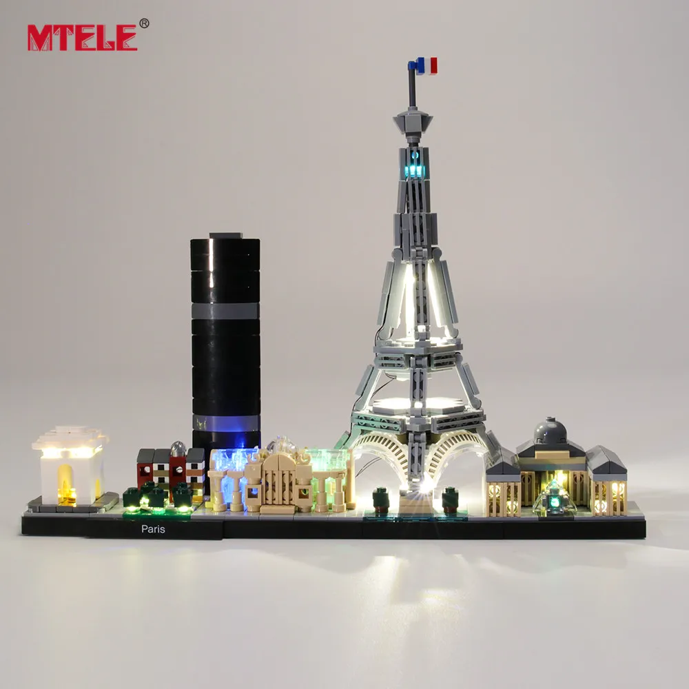 Набор светодиодсветильник льников MTELE для архитектуры Парижа 21044 (модель в
