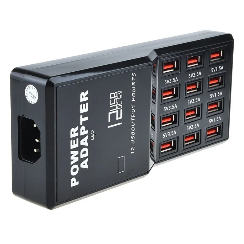 Зарядное устройство USB 60 Вт 10 портов зарядная станция для нескольких устройств