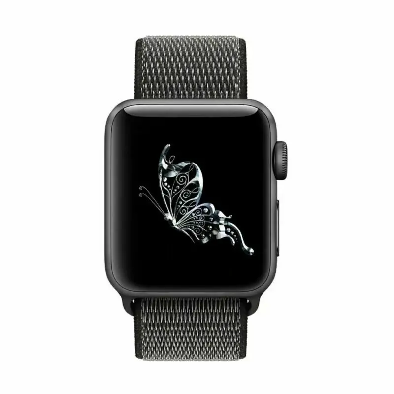 Флэш-память спортивные петли для наручных часов Apple Watch, версии 40/44 мм 42/38 мм 5/4/3/2/1 нейлоновый ремешок для наручных часов браслет ремешок на застежке-липучке застежка