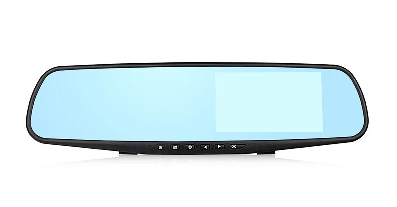 4,3 ''Full HD 1080P зеркало заднего вида Автомобильный видеорегистратор с двойным объективом Dash Cam Автоматический Фиксатор g-сенсор ночного видения видео рекордер