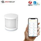 Беспроводной Детектор инфракрасный датчик движения из PIR Ewelink ZigBee 3,0, смарт-домашняя система охранной сигнализации, автоматизация, встроенный аккумулятор