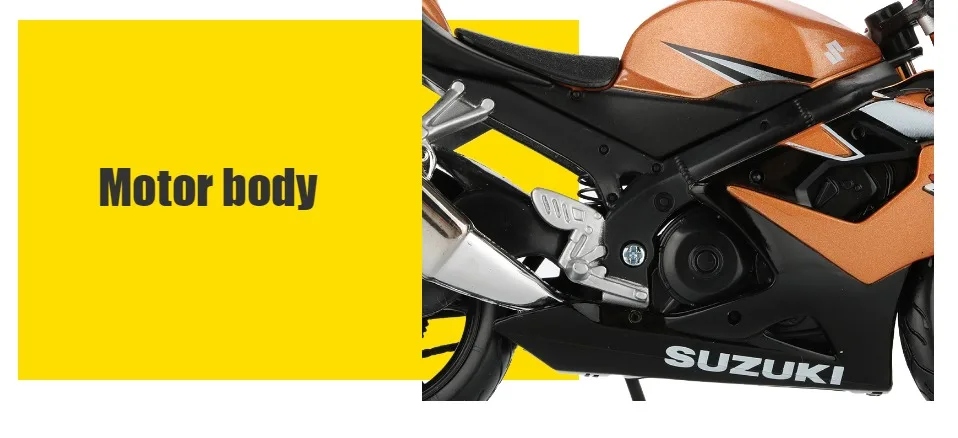 Maisto 1:12 Масштаб Модель мотоцикла Игрушка сплав гоночный автомобиль GSX R1000 модели мотоциклов внедорожные мотоциклы автомобили игрушки для детей