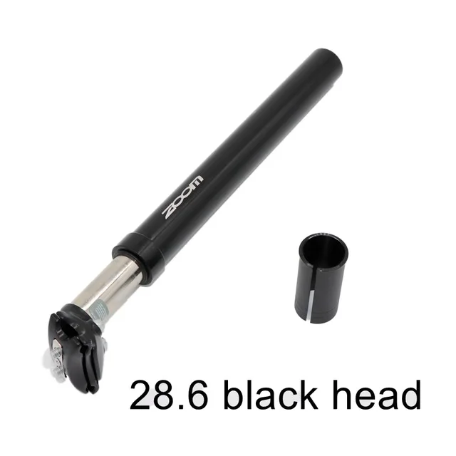 28.6 Black Head Mtb велосипед Подседельный штырь для подседельный штырь трубки амортизатора удара, подседельные штыри ребёнка ройялас подвесом 27,2 30,4 30,8 31,6 велосипедов Запчасти - Цвет: 28.6 Black Head