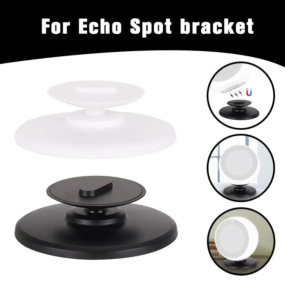 Adjustable 360 Rotation Magnetic Bracket Base Stand Holder for Amazon Echo Spot Accessories | Мобильные телефоны и