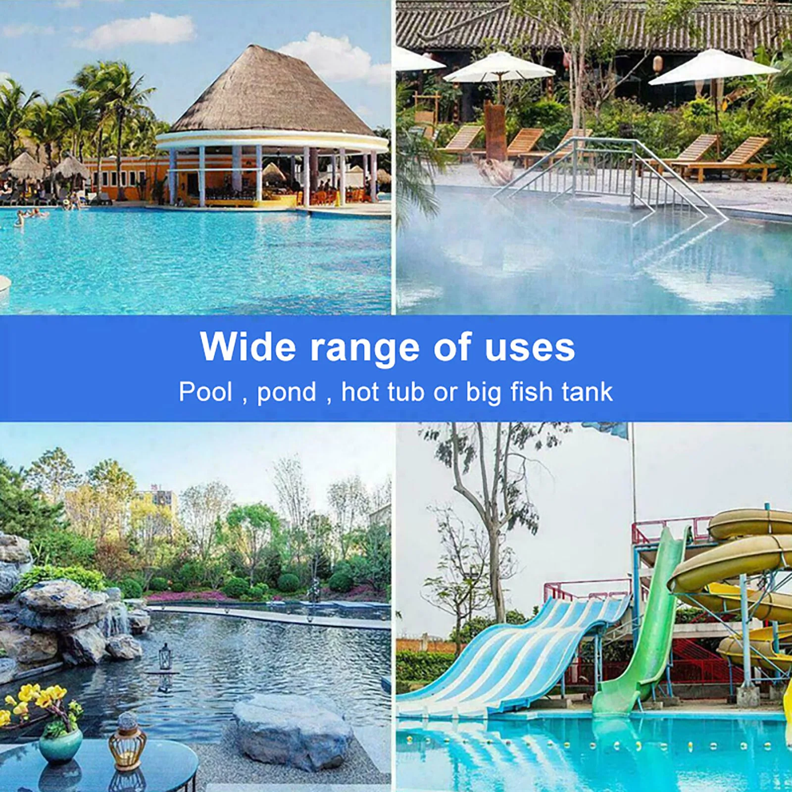 

Pool Leaf Vacuum Head Transparent Leaf Sucker Cleaner For Inground/Above Ground Swimming Pools Pond Waterfall SPA