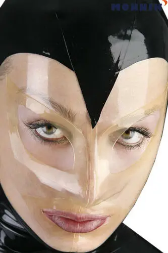 Латексная Маска MONNIK сексуальная латексная маска резиновый капюшон для унисекс