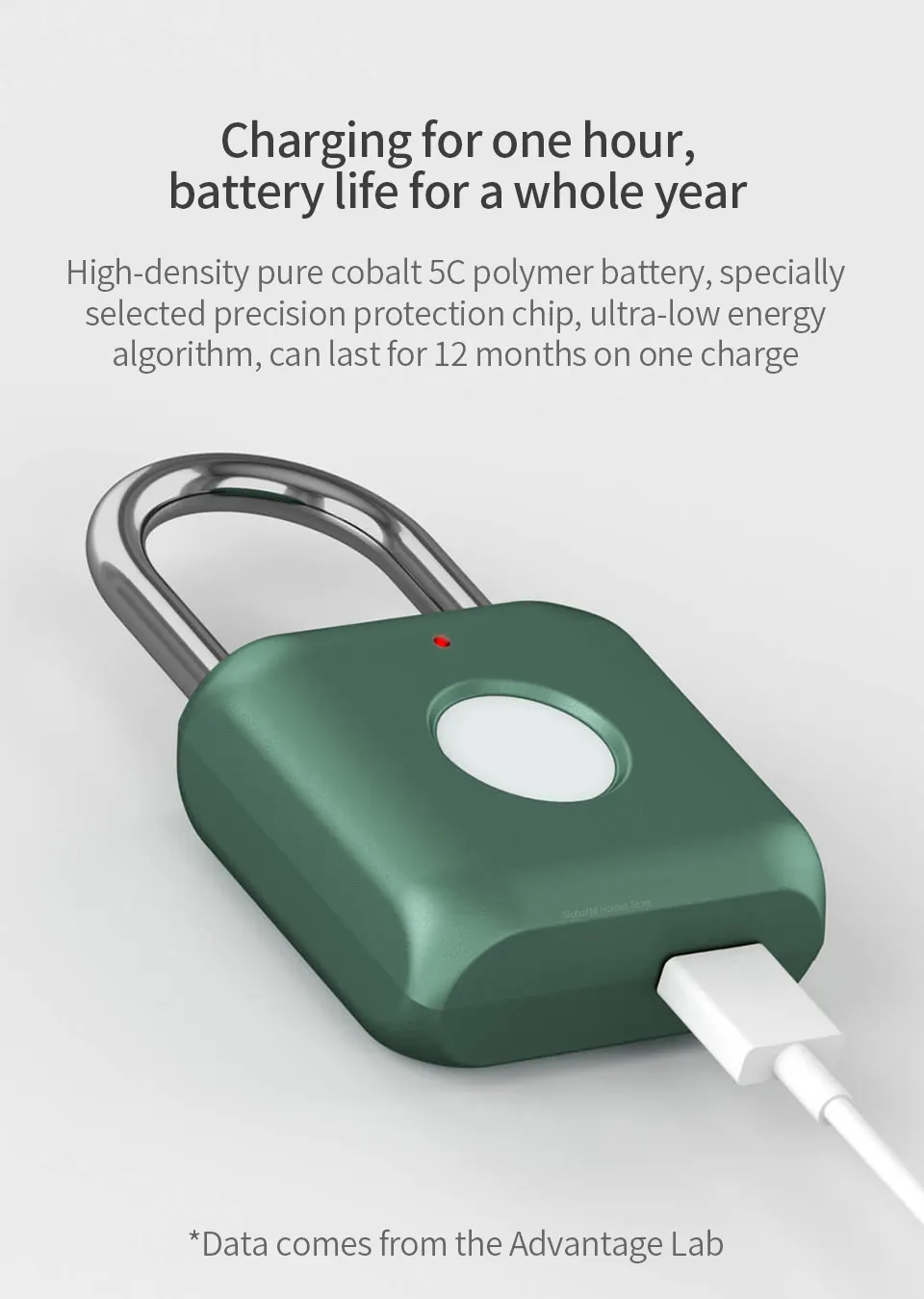 Xiaomi Mijia YD Умный Замок, работающий по отпечатку пальца Padlock Kitty Hardcore technology отпечаток пальца открытый умный дом путешествия офисный безопасный