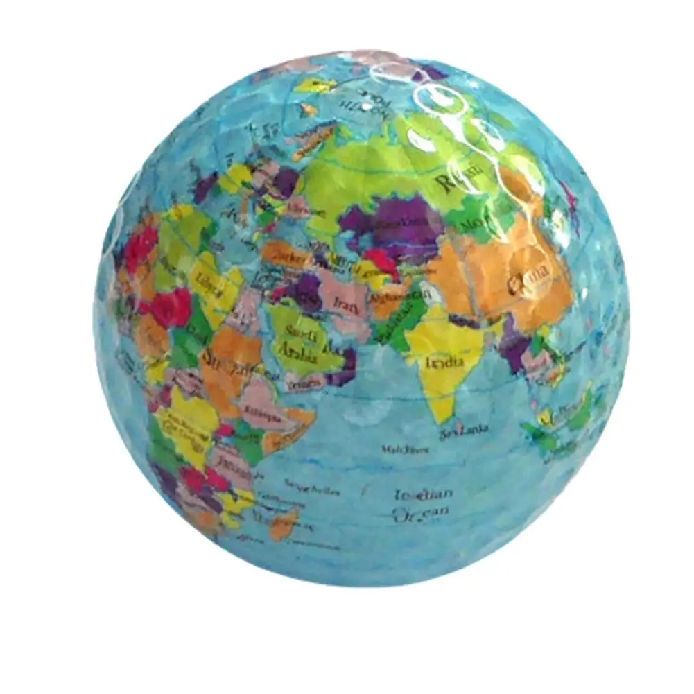 

Globe Map Print Earth Golf Balls Indoor Outdoor Beginner Practice Training Tool Golf Practice Ball World Collection Globe Gift