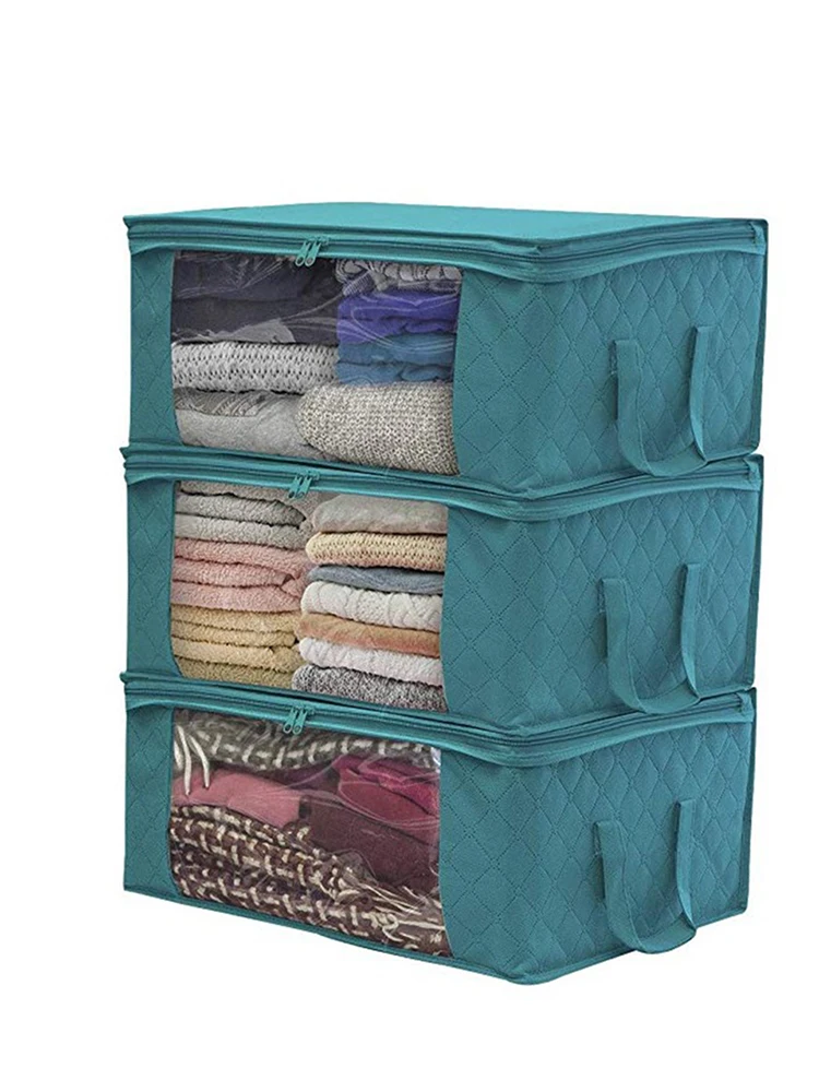 Vouwen Opbergdoos Vuile Kleren Verzamelen чехол Niet Geweven Stof Met Rits Vochtbestendige spelgoed quilt Opbergdoos - Цвет: 1