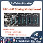 Высокое качество ETH BTC Майнер материнская плата расширяемый порт 8 * PCIE 16X 4 * USB2.0 DDR3 Sodimm слотПоддержка 106613331600 МГц S37