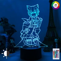 acrylic 3d anime lamp zzero start life nightlights lamp figurine lighting for bedroom cartoon comics light home decor lamp gift