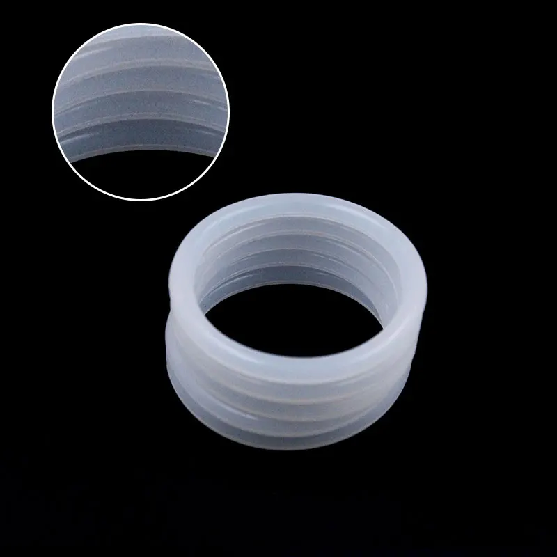 5 шт./лот белое Силиконовое уплотнительное кольцо VMQ CS 7 мм OD30/35/40/45/50 резиновое