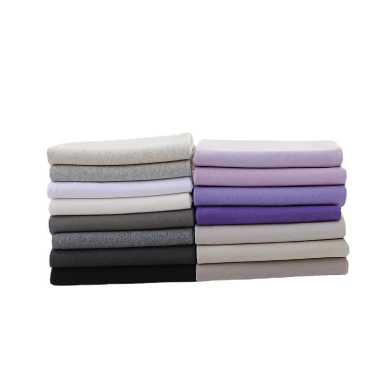 

Width 62'' Summer Thin Simple Practical Thread Knitted Fabric By The Yard For T-Shirt Round Neck Cuffs Material