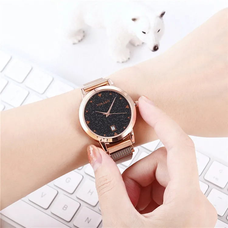 Relojes Para Mujer женские часы брендовые кварцевые Топ Роскошные наручные сетка