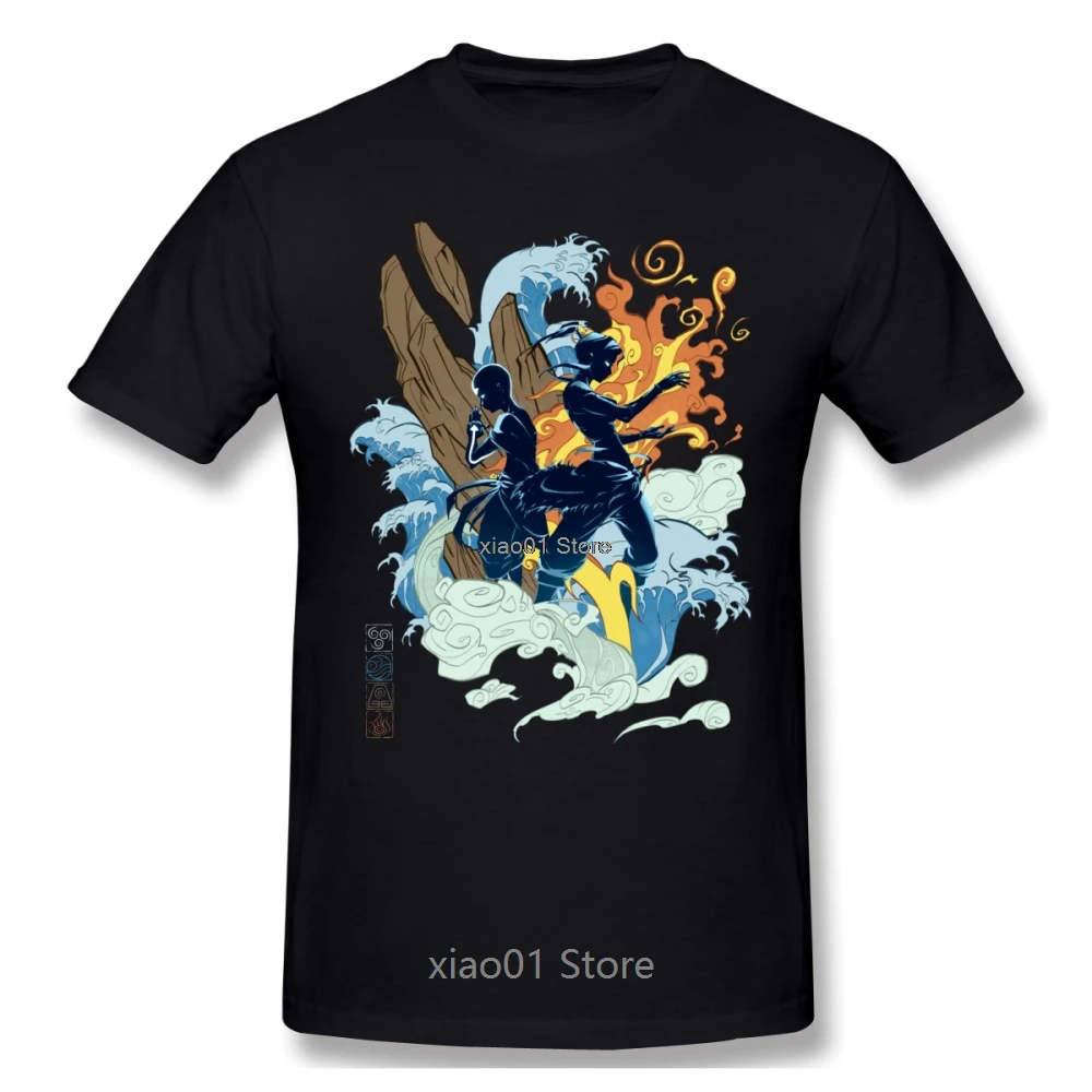 

Two Avatars Men T Shirt Pop Geek Big Size Cotton Short Sleeve Clothes For Men