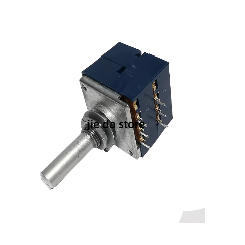 A10K 20K 50K 100K 250K 500K 25 мм вал ALPS RK27 потенциометр громкости Dual10 ~ 500KX2 шлицевый японский