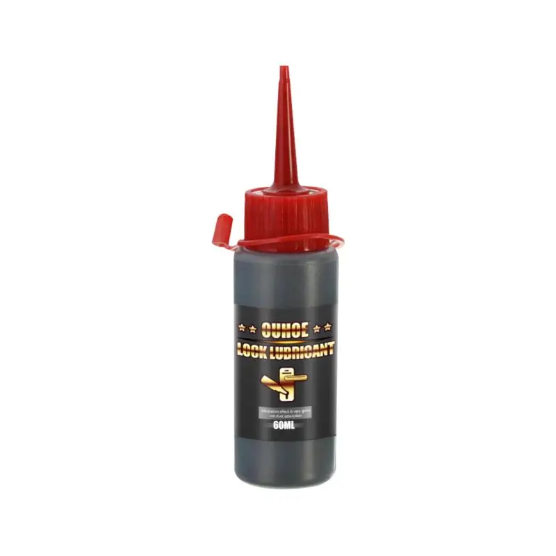 

60ml Lock Lubricant Graphite Interior Door Lock Maintenance Graphite For Latches Door Lock Loose Rust Lubricating Oil