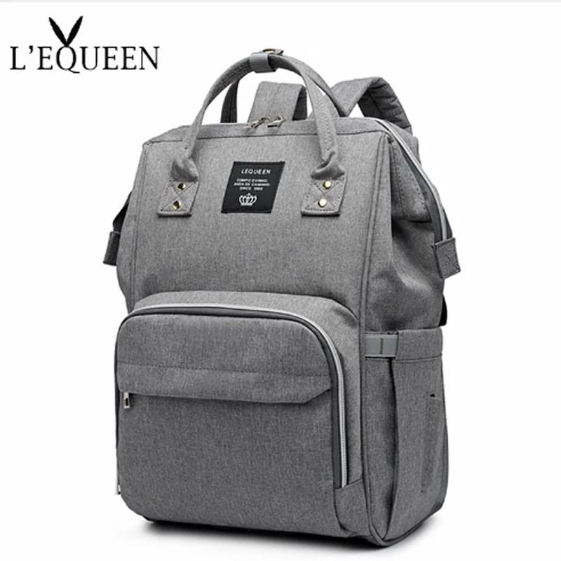 

LEQUEEN Mochila сумка для подгузников, мам рюкзак Детские коляски мешок Водонепроницаемый Оксфорд папа Сумки из натуральной кожи уход сумка для по...