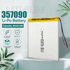 Литий-ионный перезаряжаемый аккумулятор U25GT, батарея 3,7 в, 3500 мАч, 357090, для планшетного ПК Suo Lixin S18, 789 дюйма, ICOO