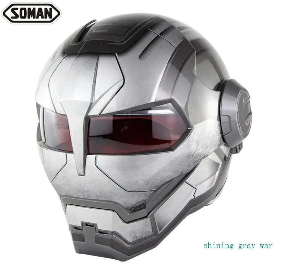 Мотоцикл Ironman робот стиль безопасности мотоцикла Casco мотокросса Capacete Monster Casque DOT
