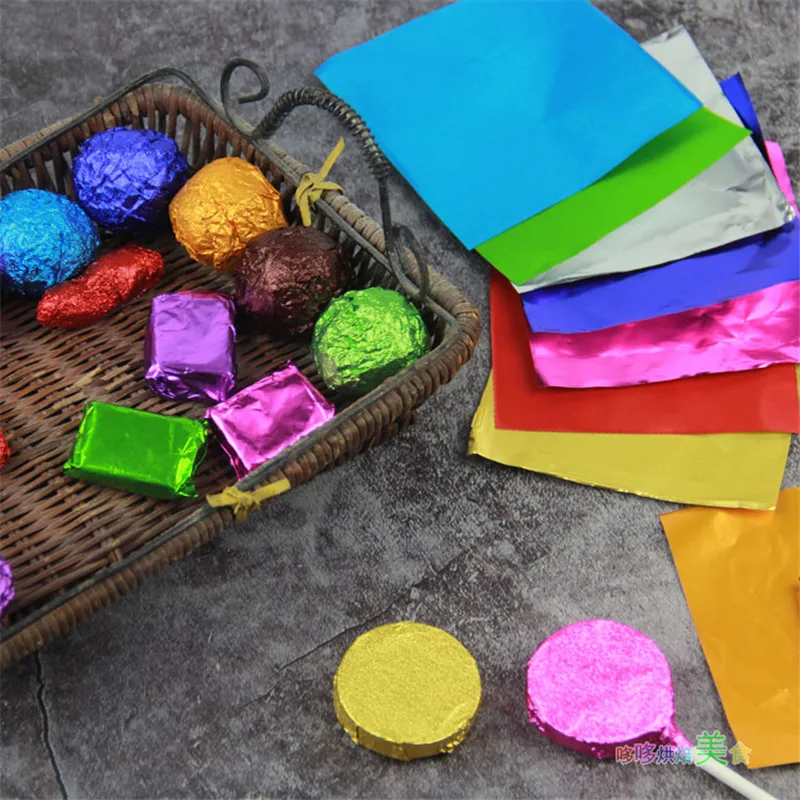 Упаковка для шоколада из алюминиевой фольги сумка конфет DIY вечерние украшения