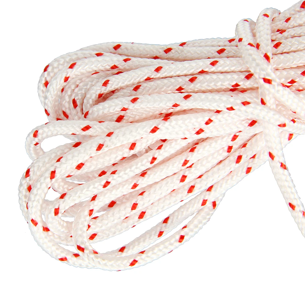 Пусковой шнур 10 метров X 3 5 мм нейлоновый волоконный для двигателя бензопилы