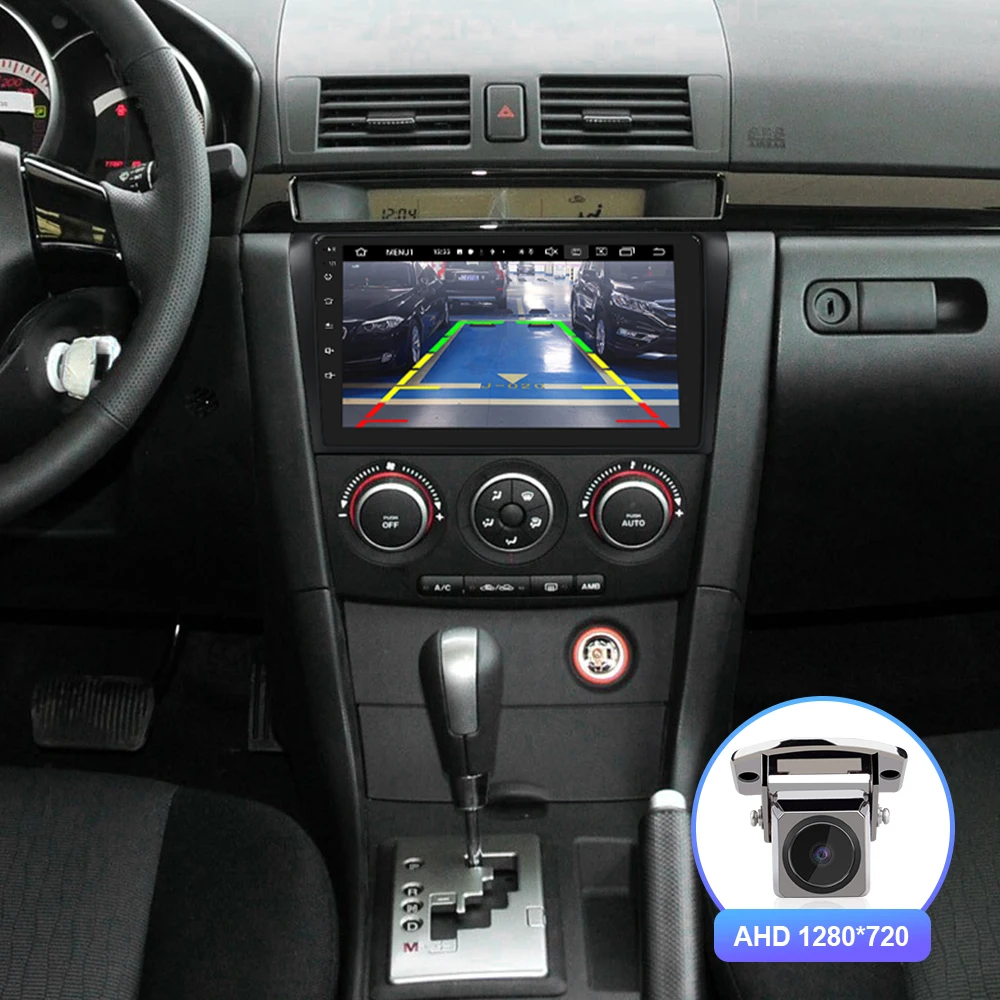 Автомагнитола ISUDAR V72 QLED для MAZDA 3 2004 2005 2006 2009 Автомобильный мультимедийный GPS