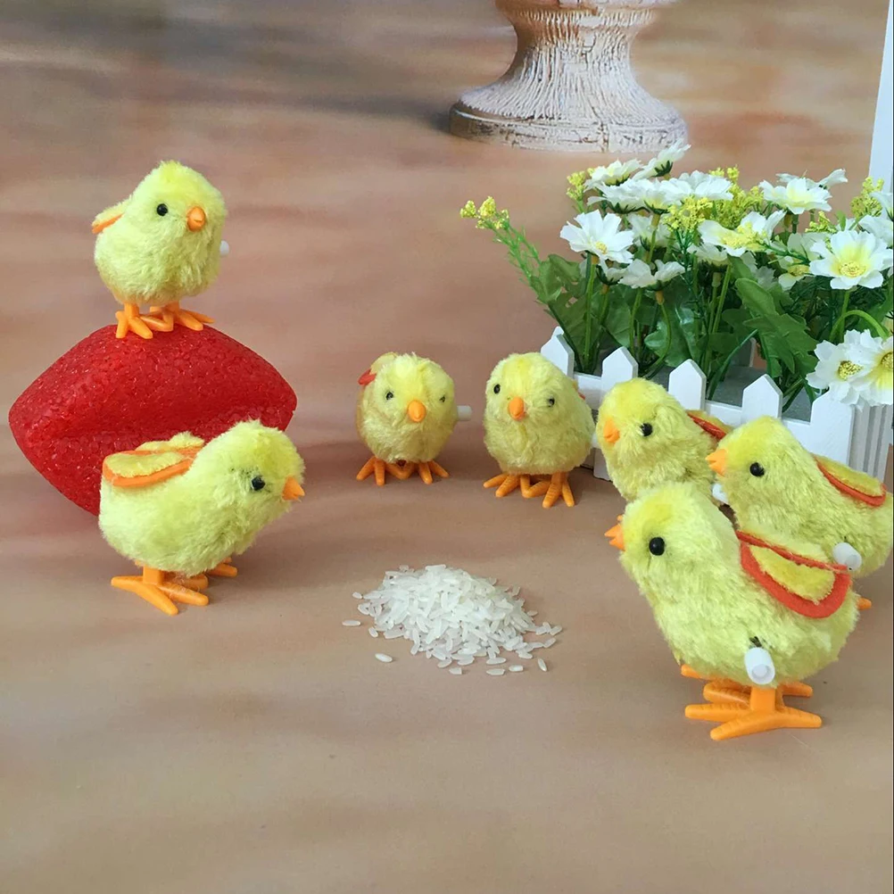 Заводные прыгающие игрушки заводные ходунки прыгающий Цыпленок детский подарок