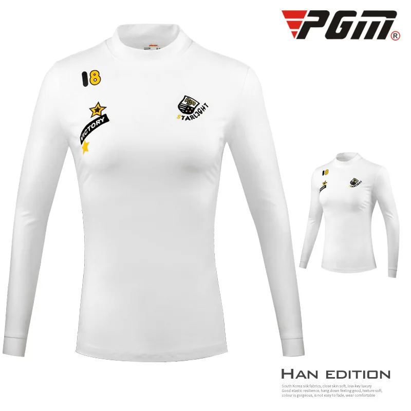 Женские футболки для гольфа CRESTGOLF с длинным рукавом Размеры S M L XL осенне-зимняя