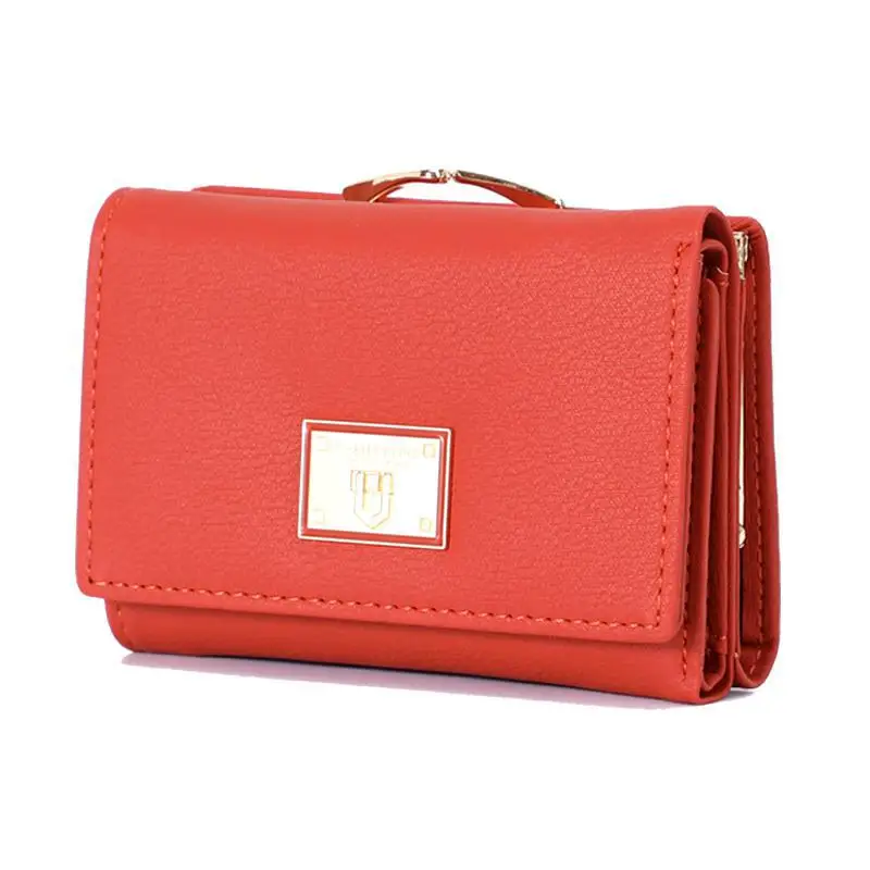 Женский кошелек из искусственной кожи Weichen с маленьким замком