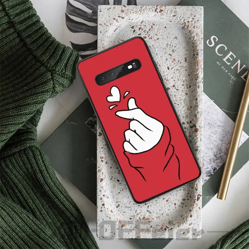 

New Love Signs Phone Case For Samsung Galaxy S7 S8 S9 S10e S20 PLUS Note 10 Pro PLUS For Samsung Galaxy S10 Case