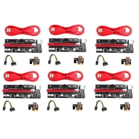 ver009s pcie riser 1x to 16x extension card for gpu mining riser card extender pci express 6 pack