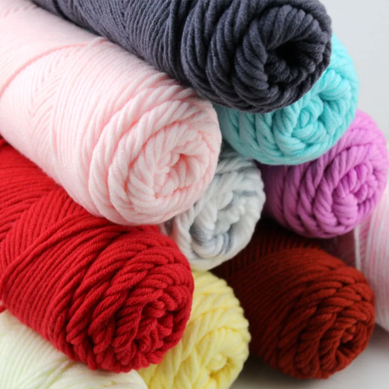 100 г Мотки Толстая вязаная нить сверхмягкая пряжа ручная работа Лот вязания