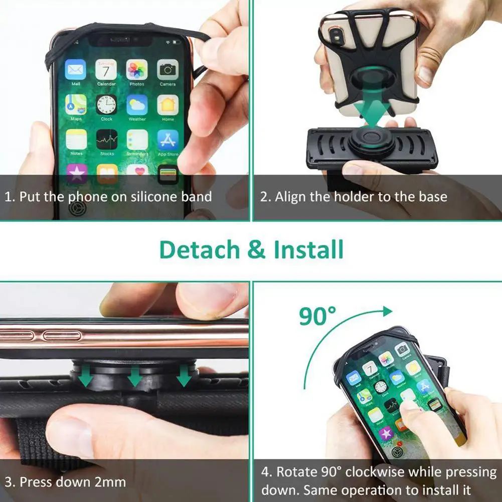 Вращающийся фотодержатель HiMISS для фотомагнитного кронштейна 4 6 5 дюйма Мобильный