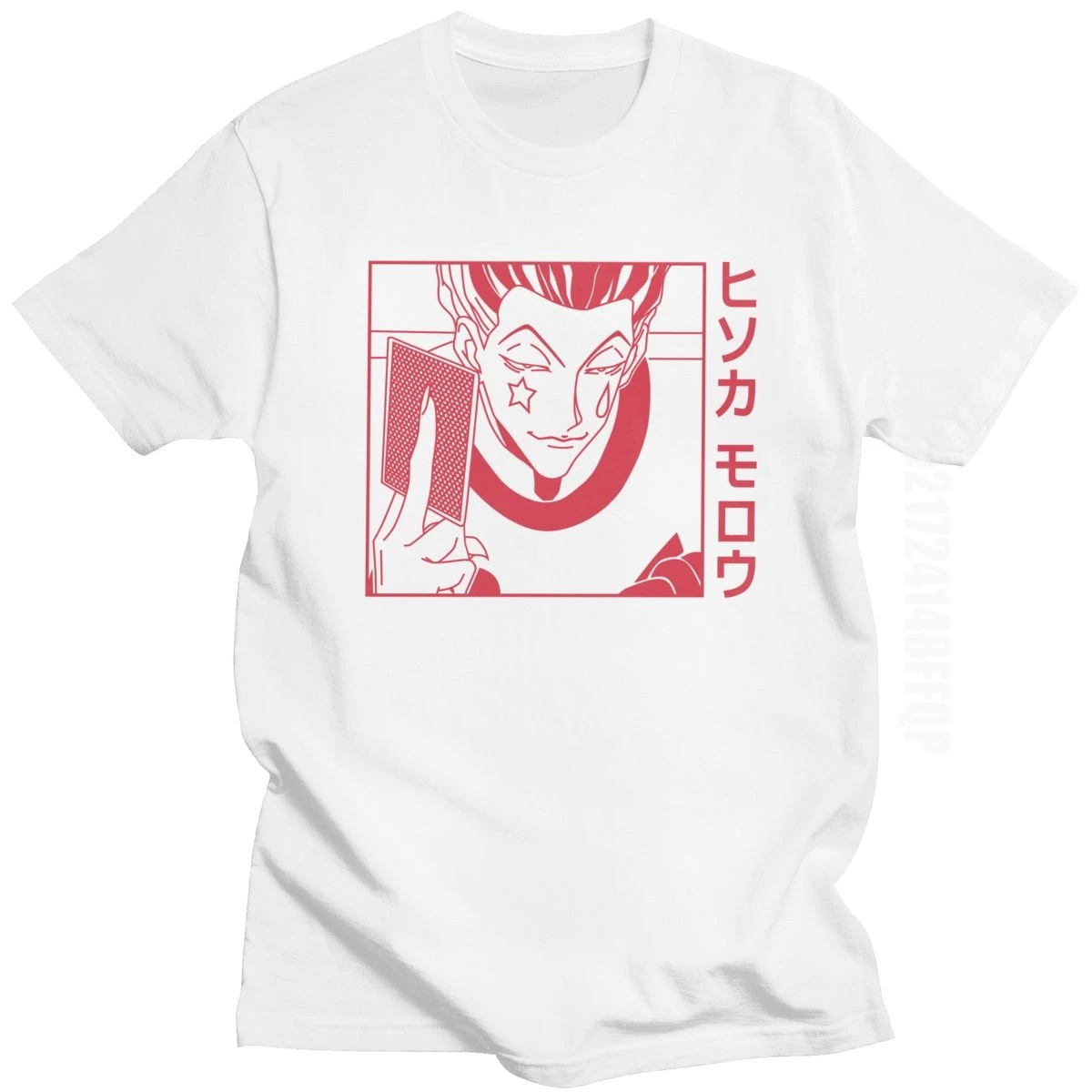 Fashion Men Hunter X Hunter Hisoka Morow T-shirt Great Soft Cotton Tshirt Summer Japan Anime Manga Hxh Tee Shirts Gift Basic Top