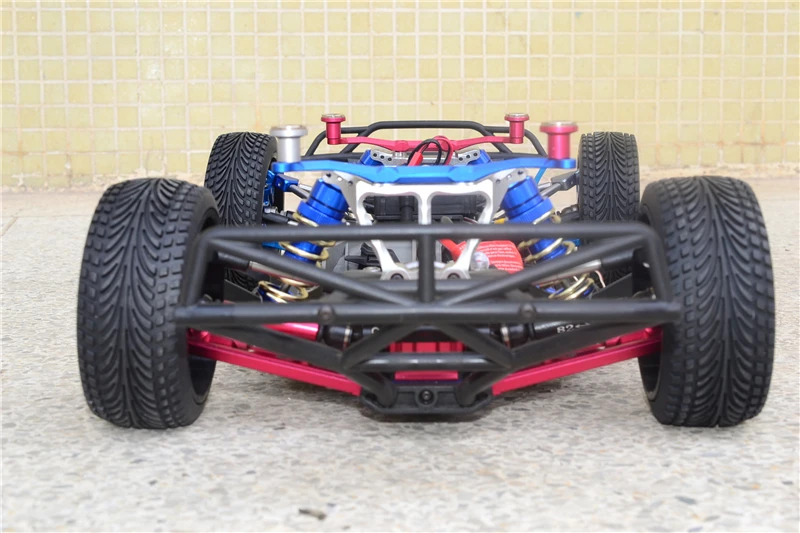 GPM TRAXXAS RUSTLER 4X4 VXL из алюминиевого сплава смелые модели уменьшают центр тяжести