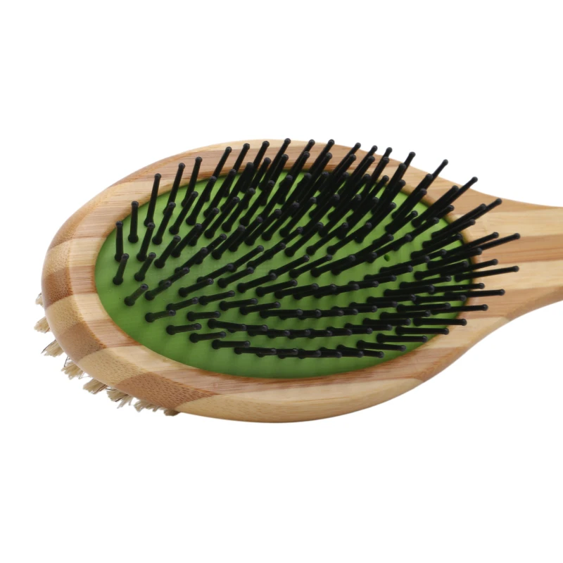 Двусторонняя щетка для ванны деревянная расческа собак и кошек инструменты