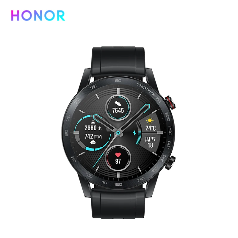 Honor Magic Watch 2 Умные часы GPS Bluetooth 5.1 Мониторинг уровня кислорода в крови и сердечного ритма Водонепроницаемые Спортивный сенсорный экран.