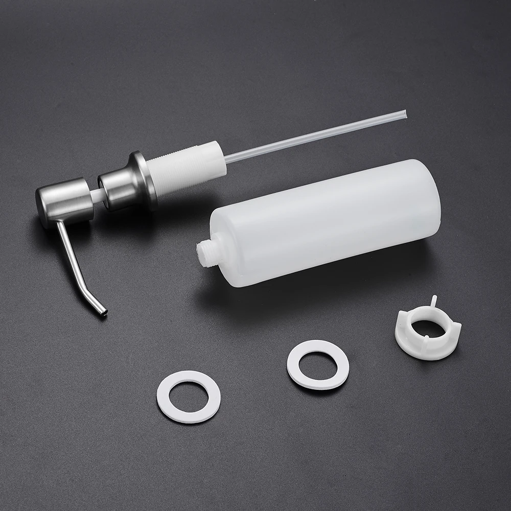 

Kitchen Sink Soap Dispenser ABS Plastic Built in Lotion Pump Plastic Bottle for Bathroom and Kitchen Liquid Soap organize 300ml