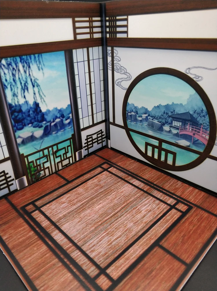 

In Stock 1/12 Scale Figure Scene Accessories Gsc Chinese Style Antique Doll House Courtyard for 6 Inches Action Figure